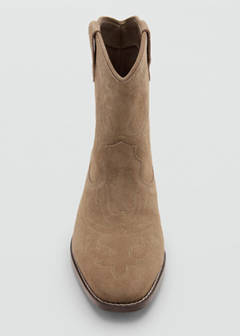 Suede leather ankle boots — Sand 4