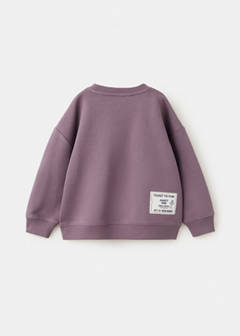 Relaxed fit printed sweatshirt — Purple 7