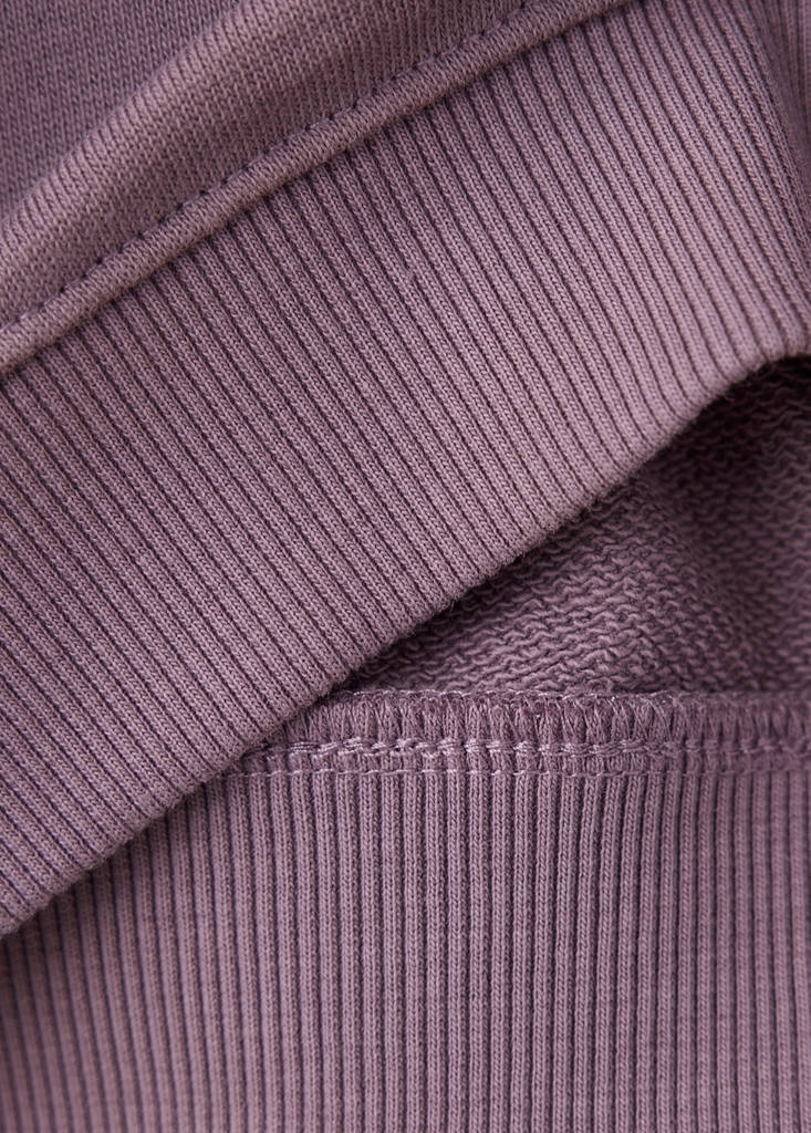 Relaxed fit printed sweatshirt — Purple