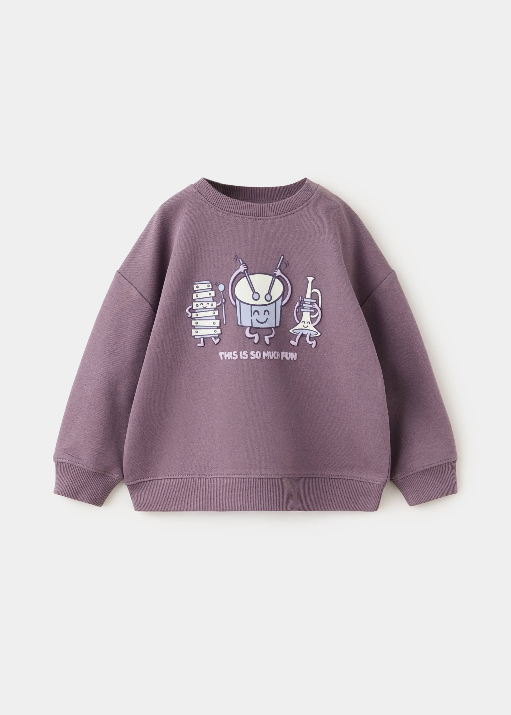 Relaxed fit printed sweatshirt - Article without model