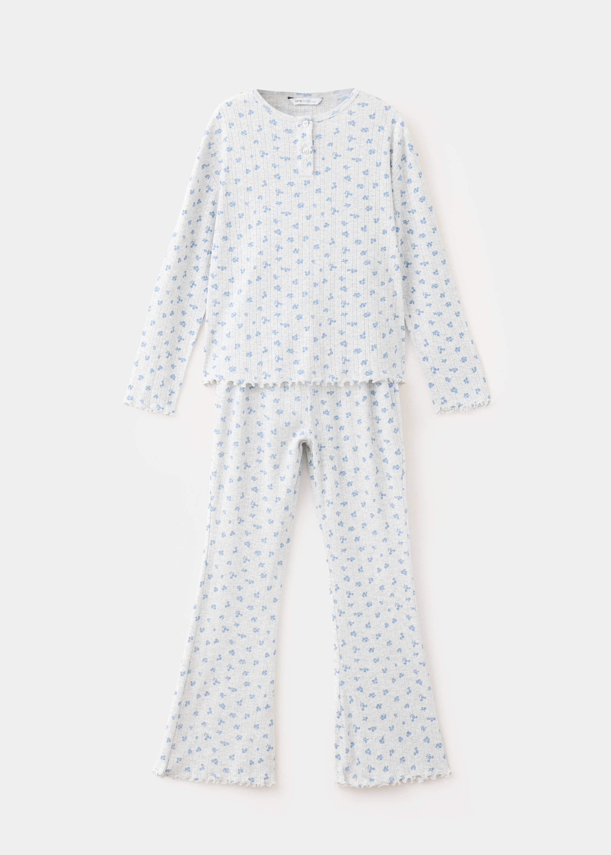 Floral print long pyjama set - Article without model