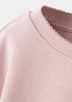 Cotton sweatshirt with pockets — Pink 5