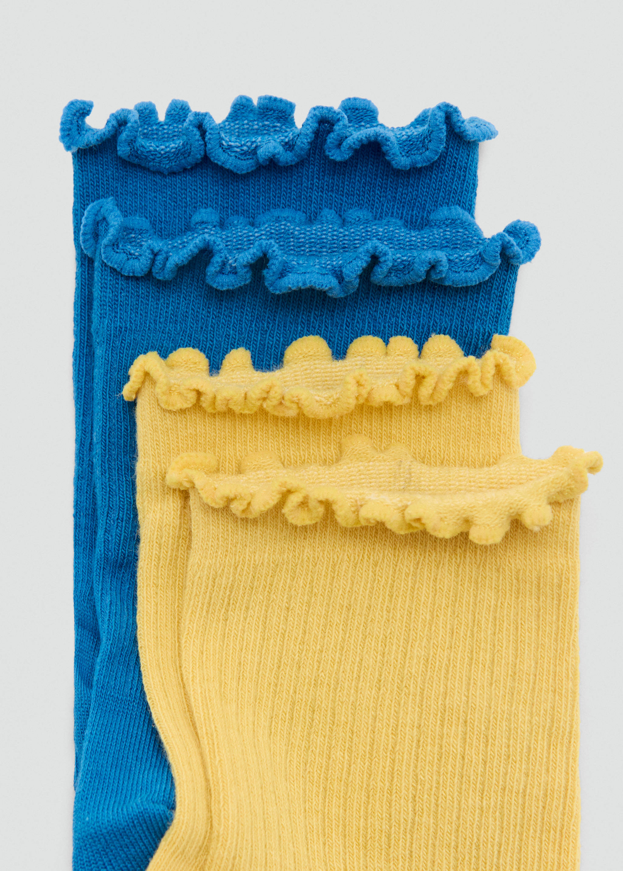 2-pack cotton socks - Medium plane