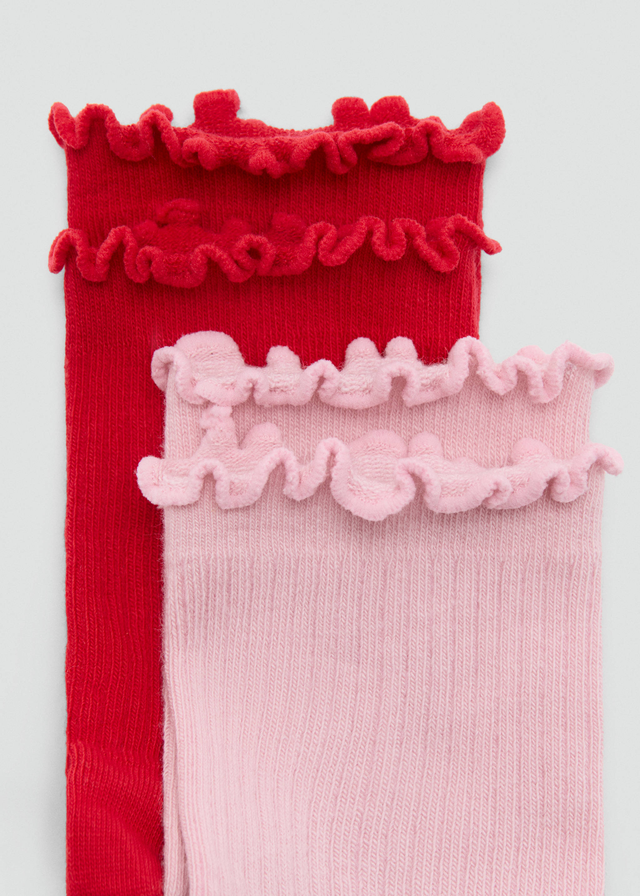2-pack cotton socks - Medium plane
