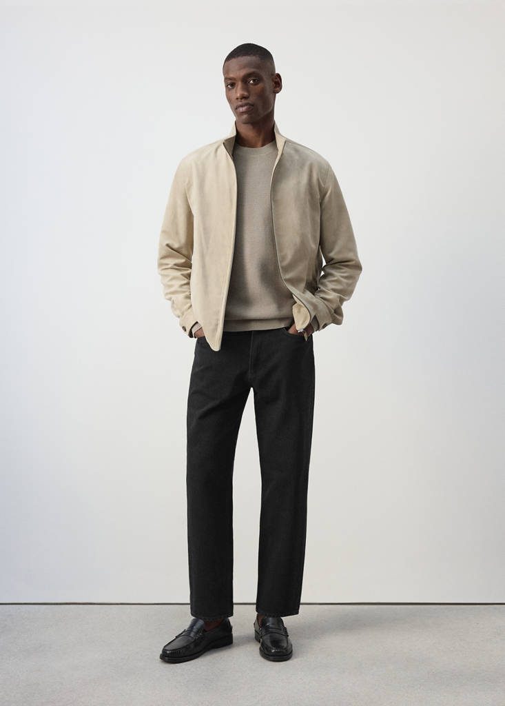 Sammy cropped carrot fit jeans — Black denim