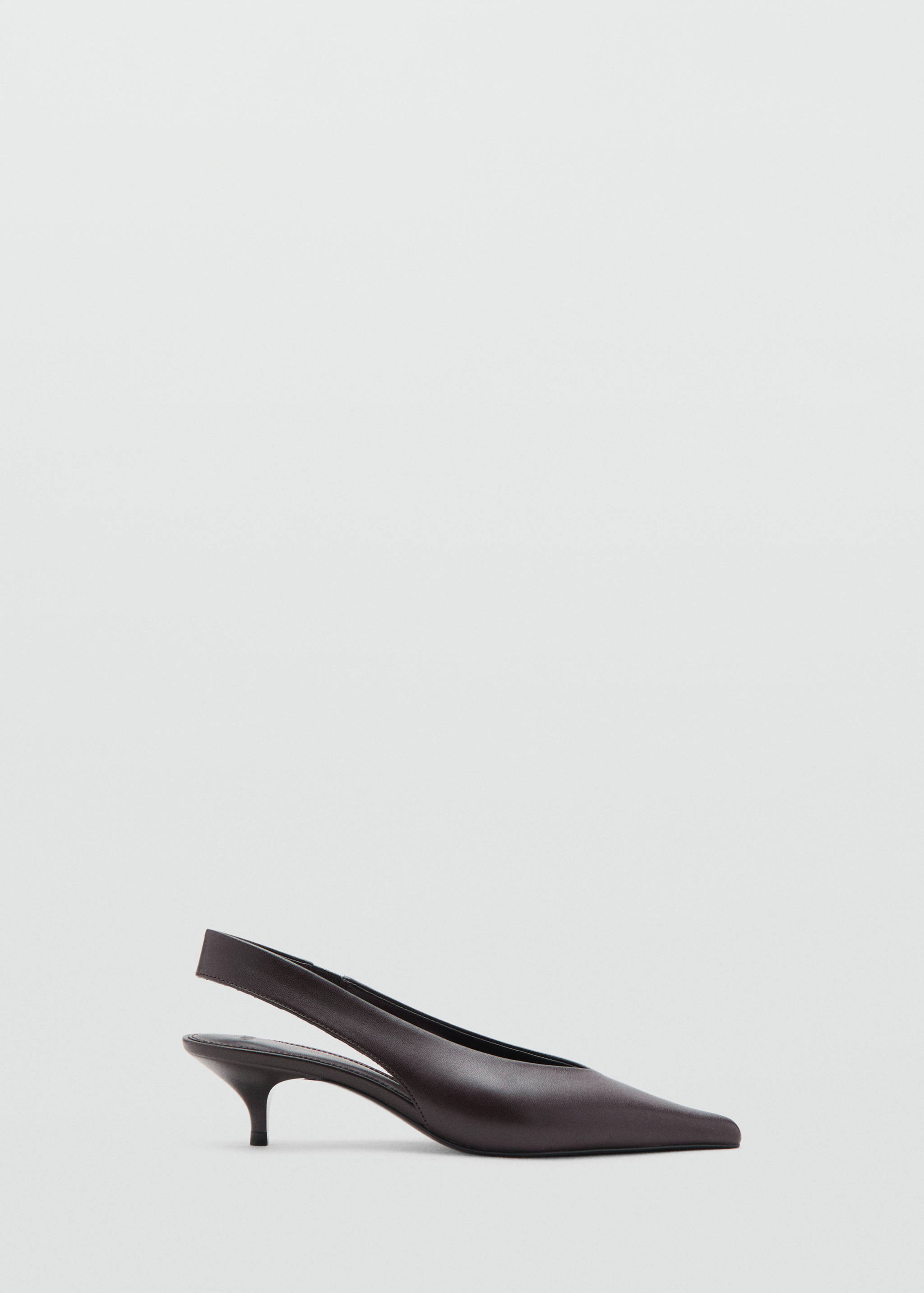 Kitten heel pointed toe shoe - Article without model