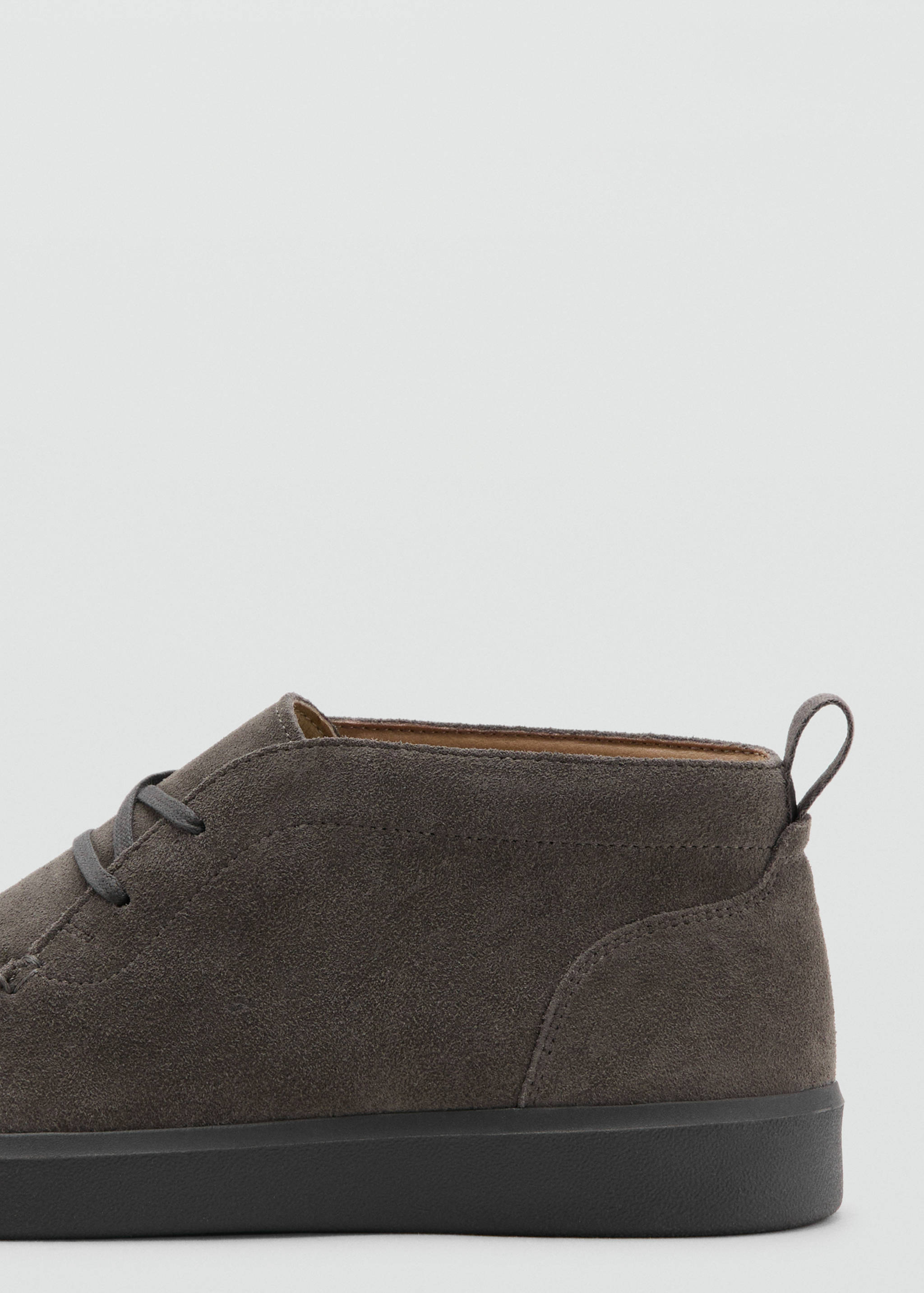 Suede leather athletic ankle boot - Details of the article 2