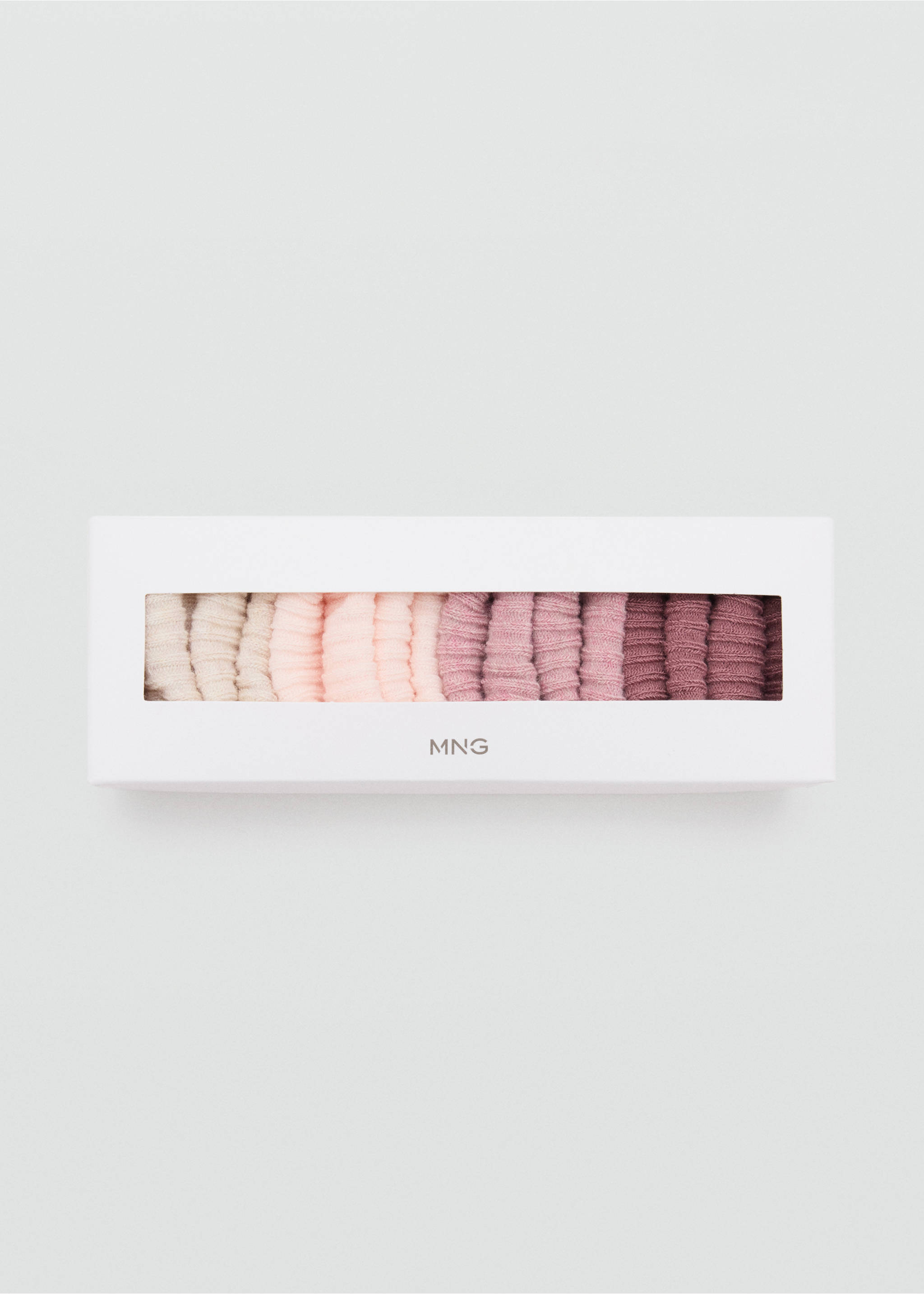 4 pack ribbed socks - Details of the article 0, Pink. Ref: 37084435-00.