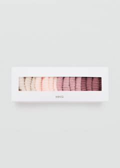 4 pack ribbed socks — Pink 4