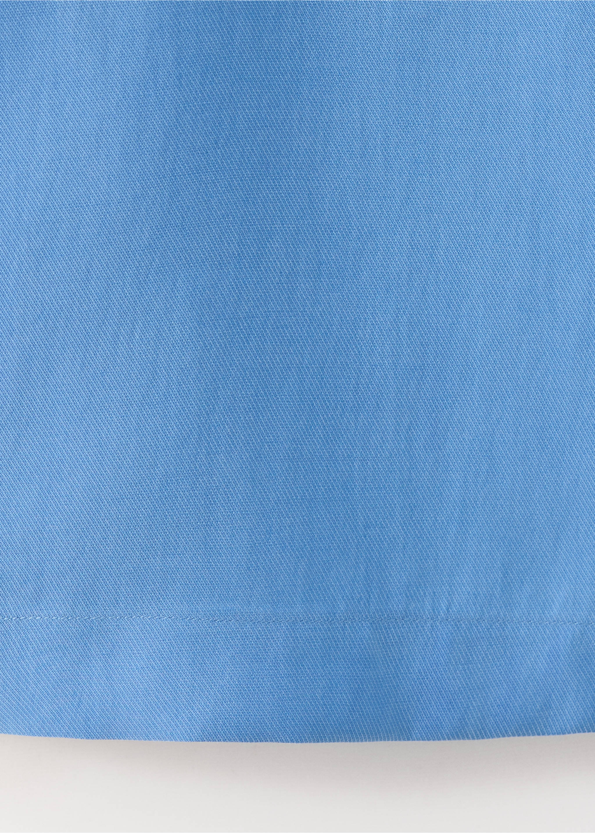 Chemise en mélange de modal avec poche - Détail de l'article 0, Bleu. Ref: 37084436-00.
