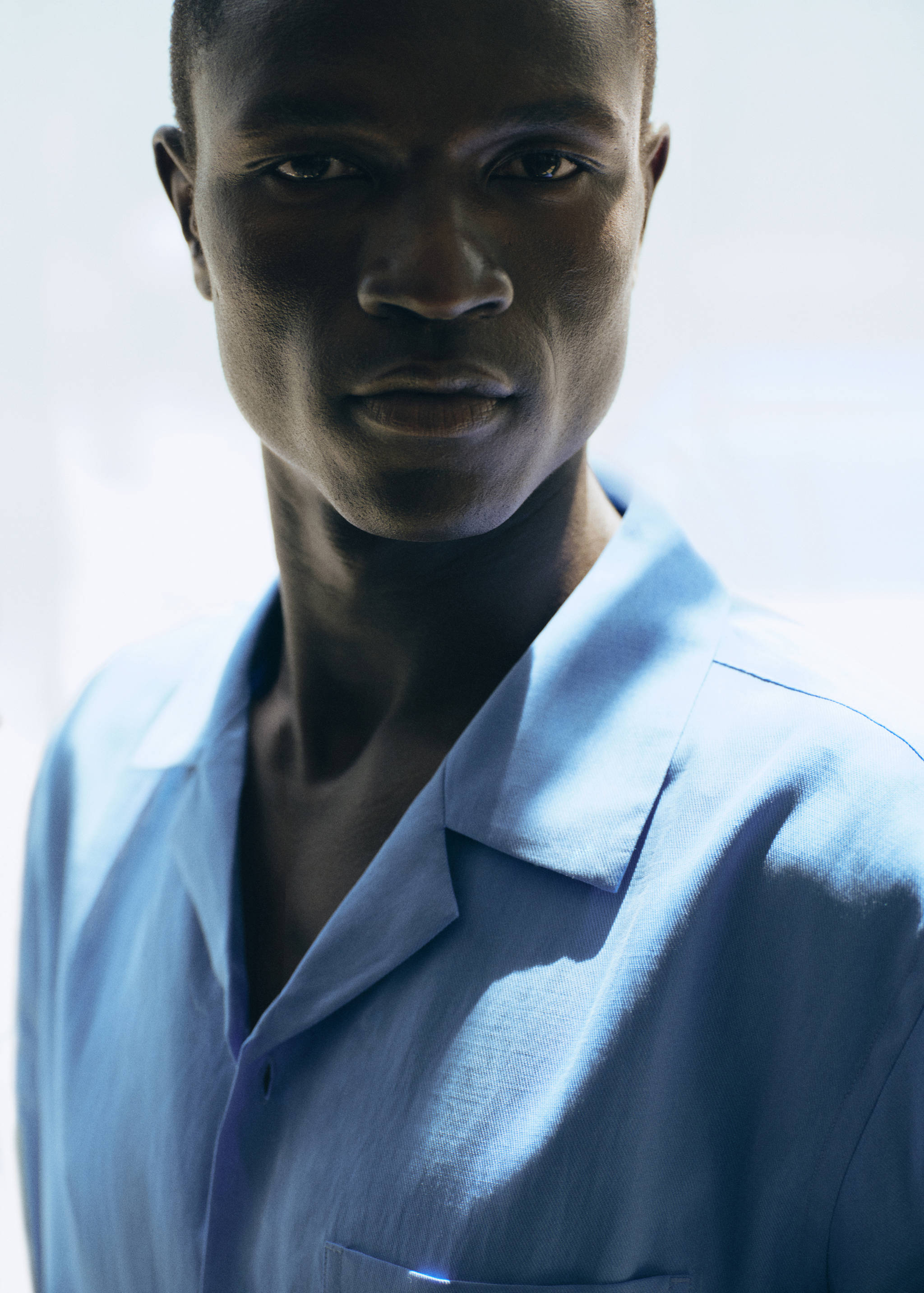 Modal blend shirt with pocket - Details of the article 5