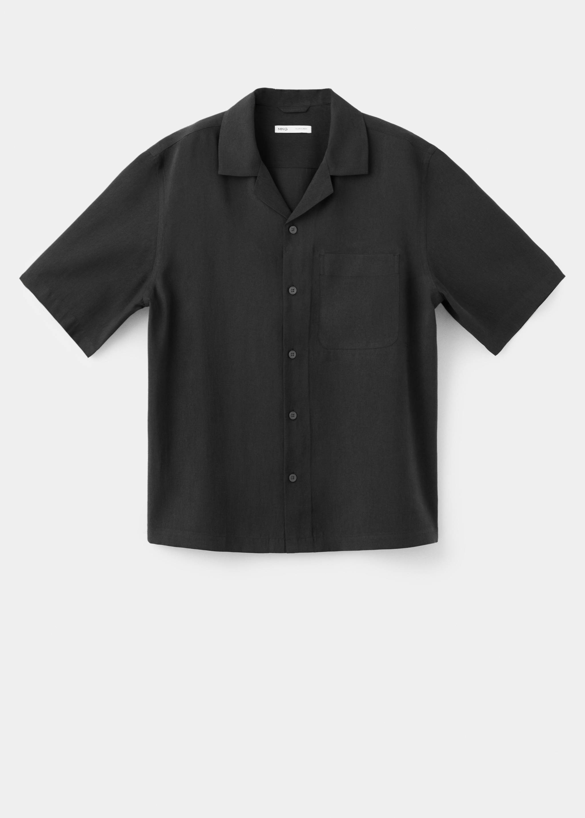 Modal blend shirt with pocket - Article without model
