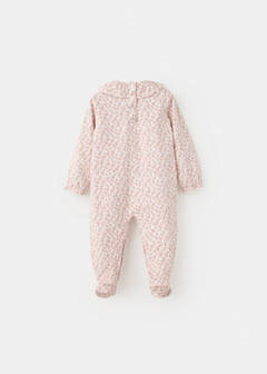 Printed pyjamas with frill detail — Pink 3