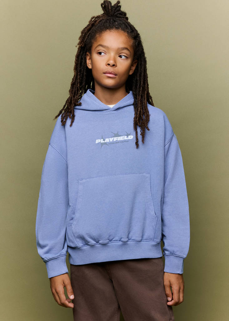 Balloon garment-dyed sweatshirt - thumbnail 2