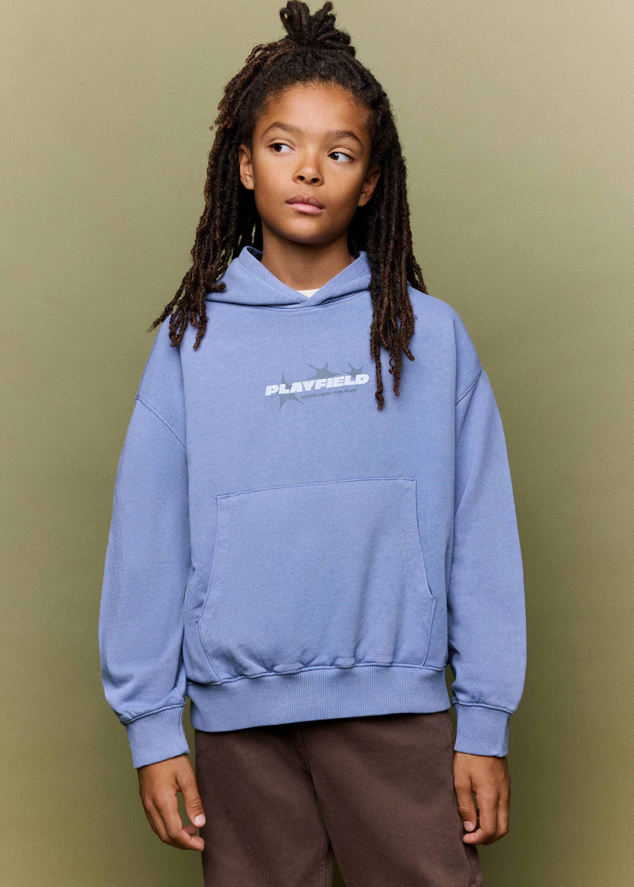 Sweat ballon garment-dyed - Plan moyen