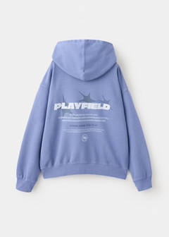Garment-dyed balloon sweatshirt — Indigo Blue 7