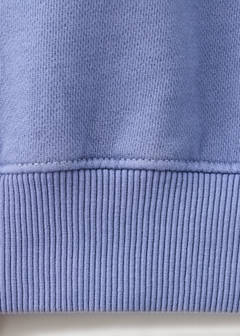 Garment-dyed balloon sweatshirt — Indigo Blue 8