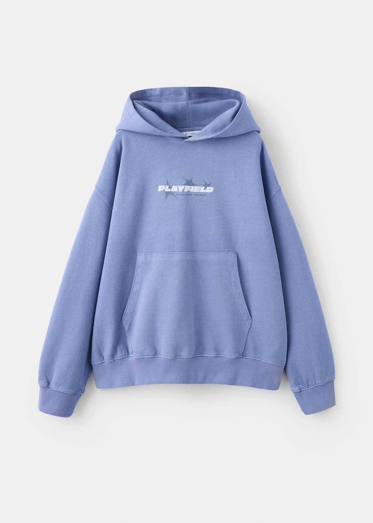 Garment-dyed balloon sweatshirt — Indigo Blue