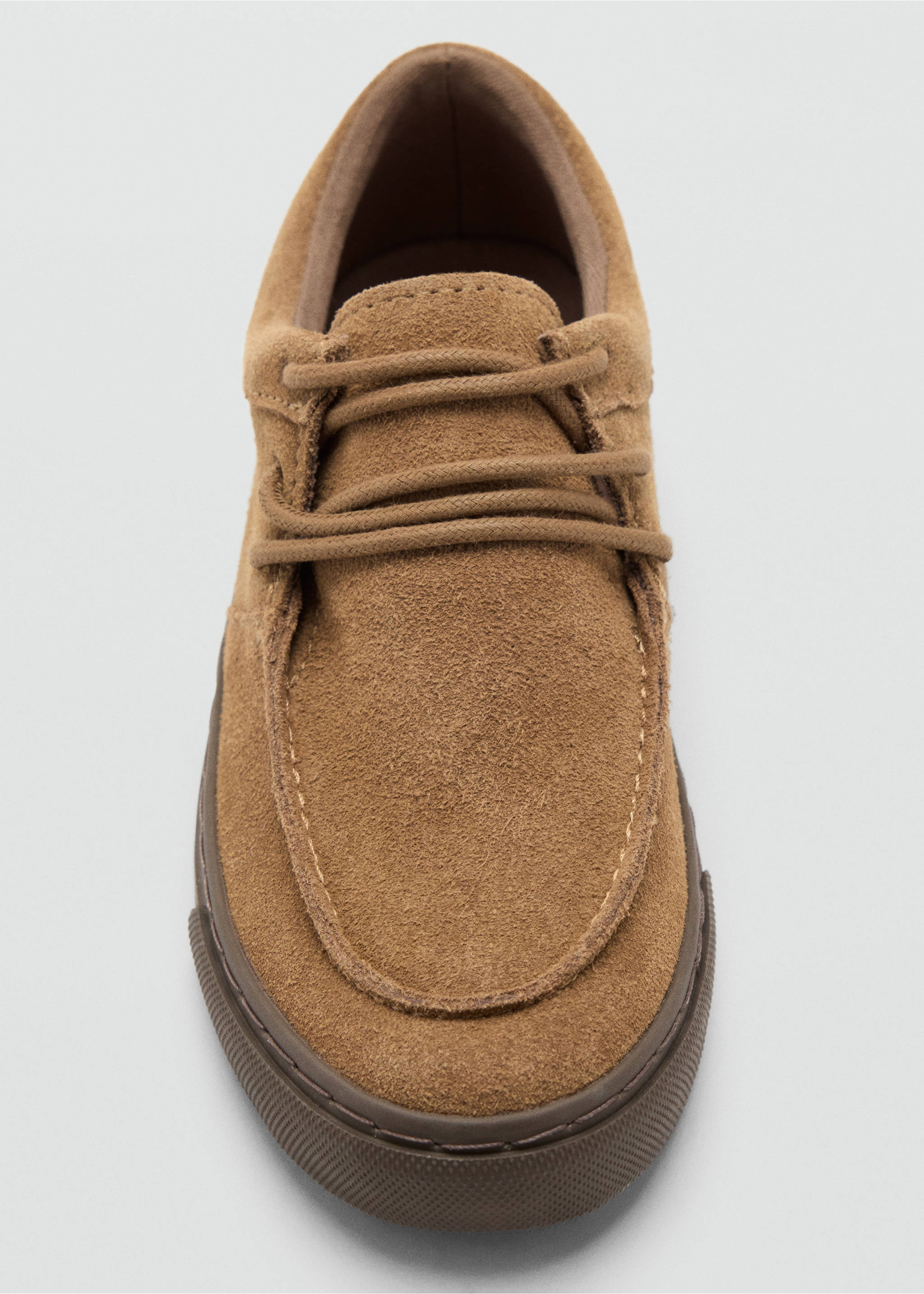 Cowhide leather shoes - Details of the article 2, Brown. Ref: 37084442-00.