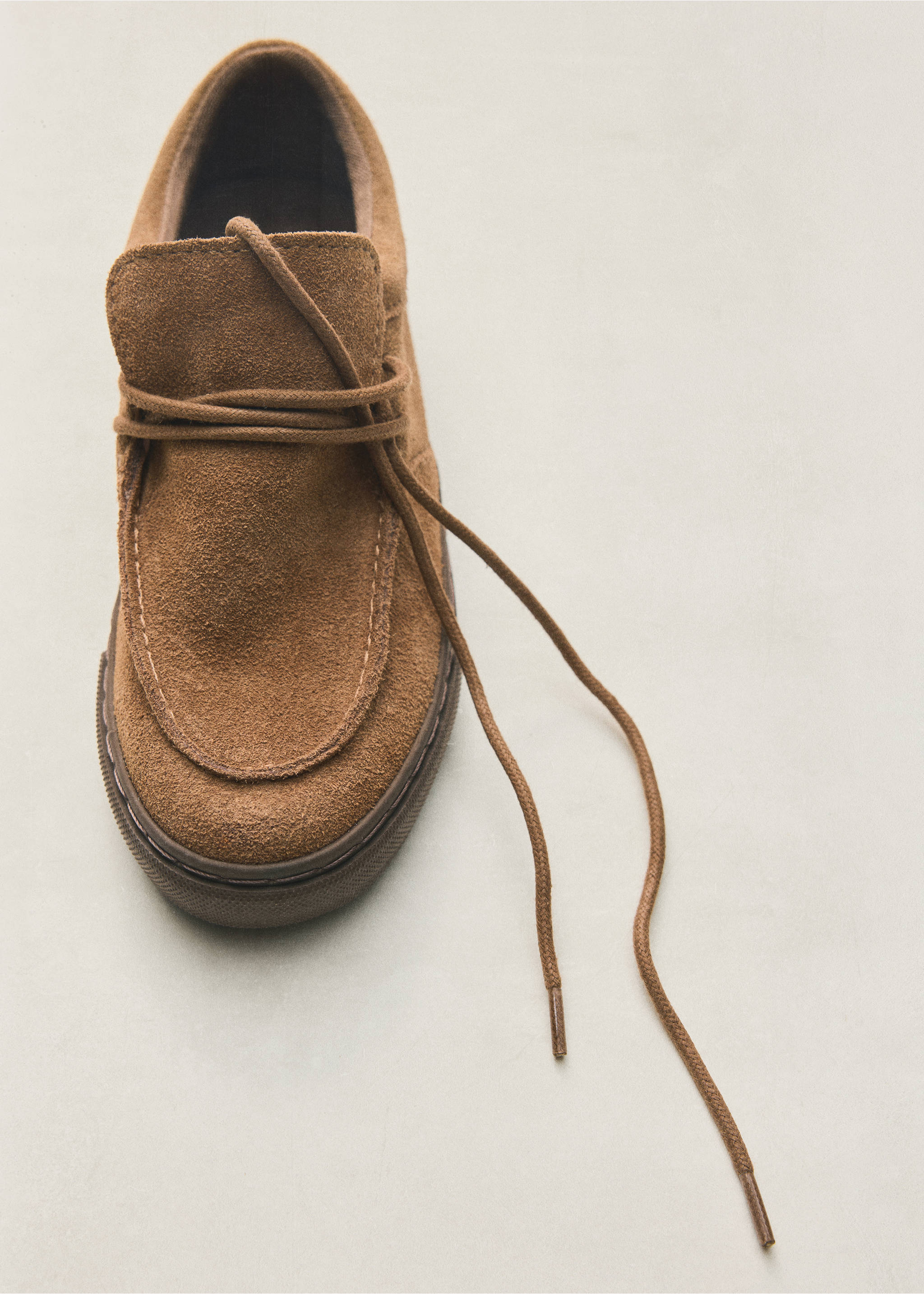 Leather bovine shoe - Details of the article 5, Brown. Ref: 37084442-00.