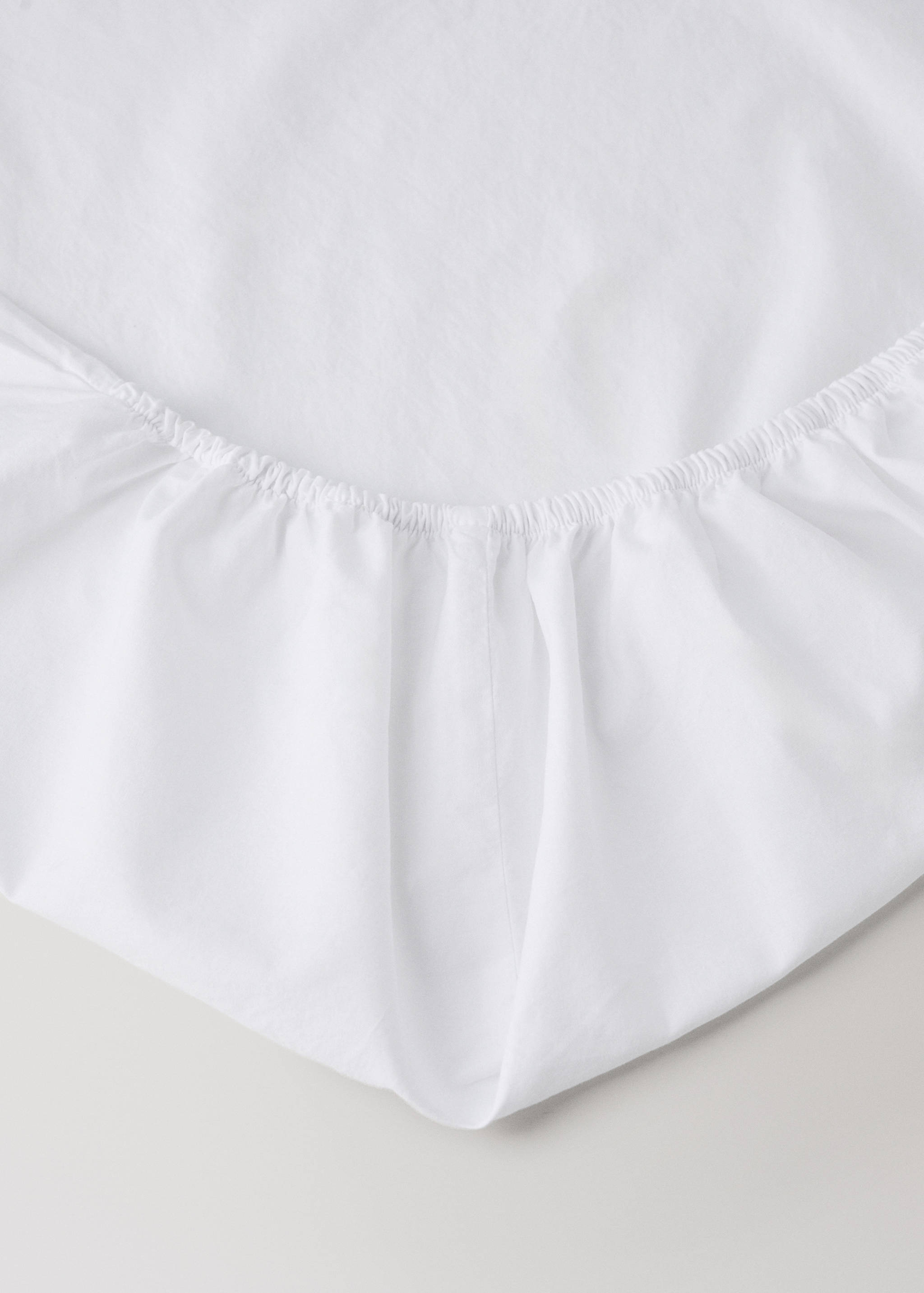200 thread count cotton percale fitted sheet for 60 cm bed - Данни за артикула 1