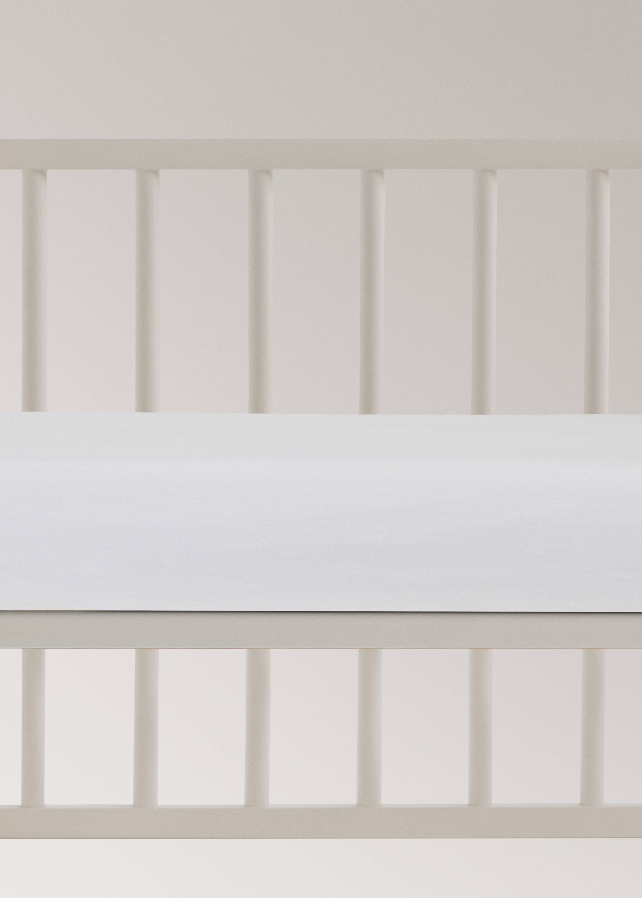 200 thread count cotton percale fitted sheet for 60 cm bed - Артикул без модел