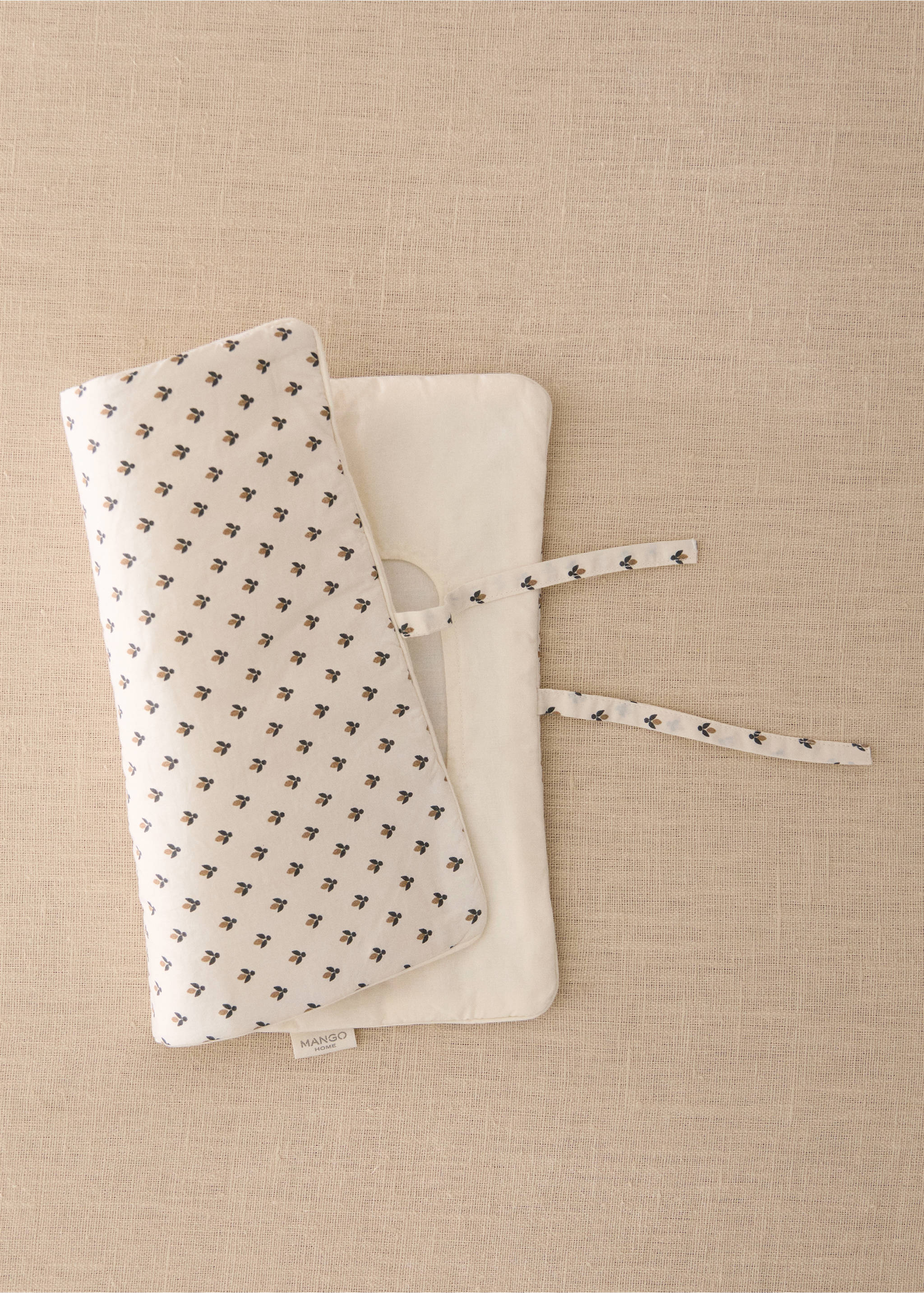100% printed cotton toiletry bag - General plane, Khaki. Ref: 37084451-00.