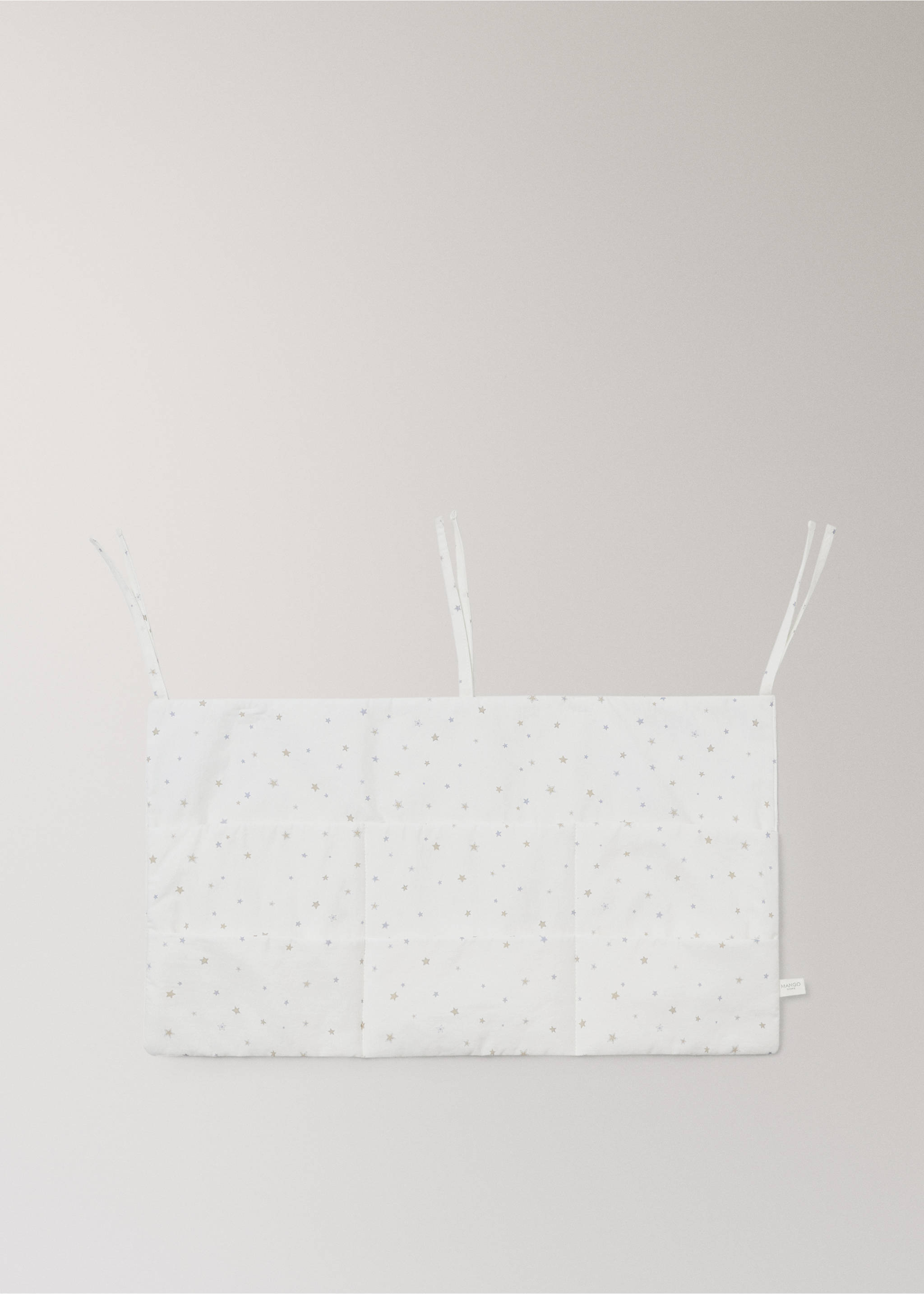 100% cotton percale star organizer - Article without model, Grey. Ref: 37084452-00.