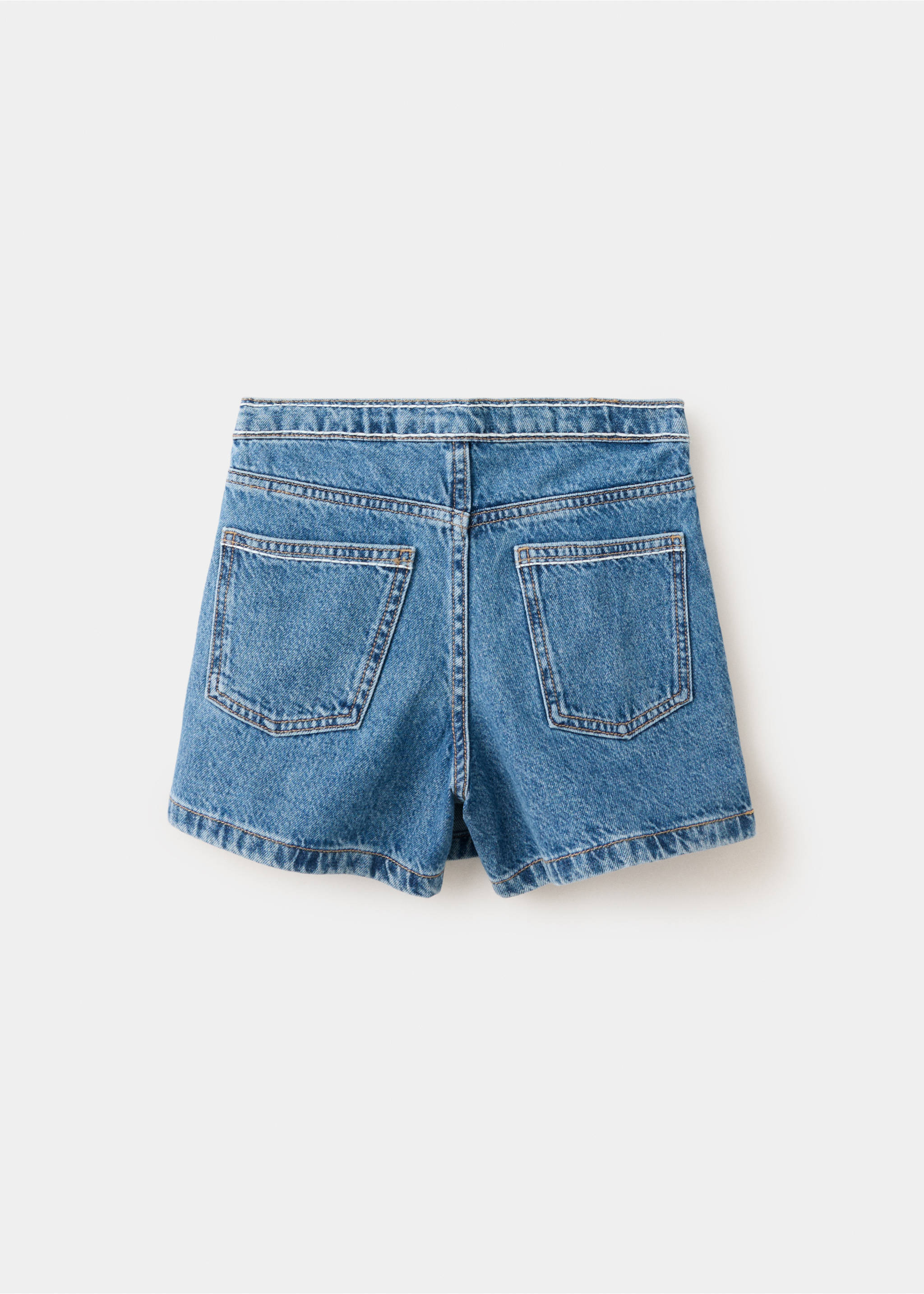 Denim skort - Reverse of the article, Dark Blue. Ref: 37084462-00.