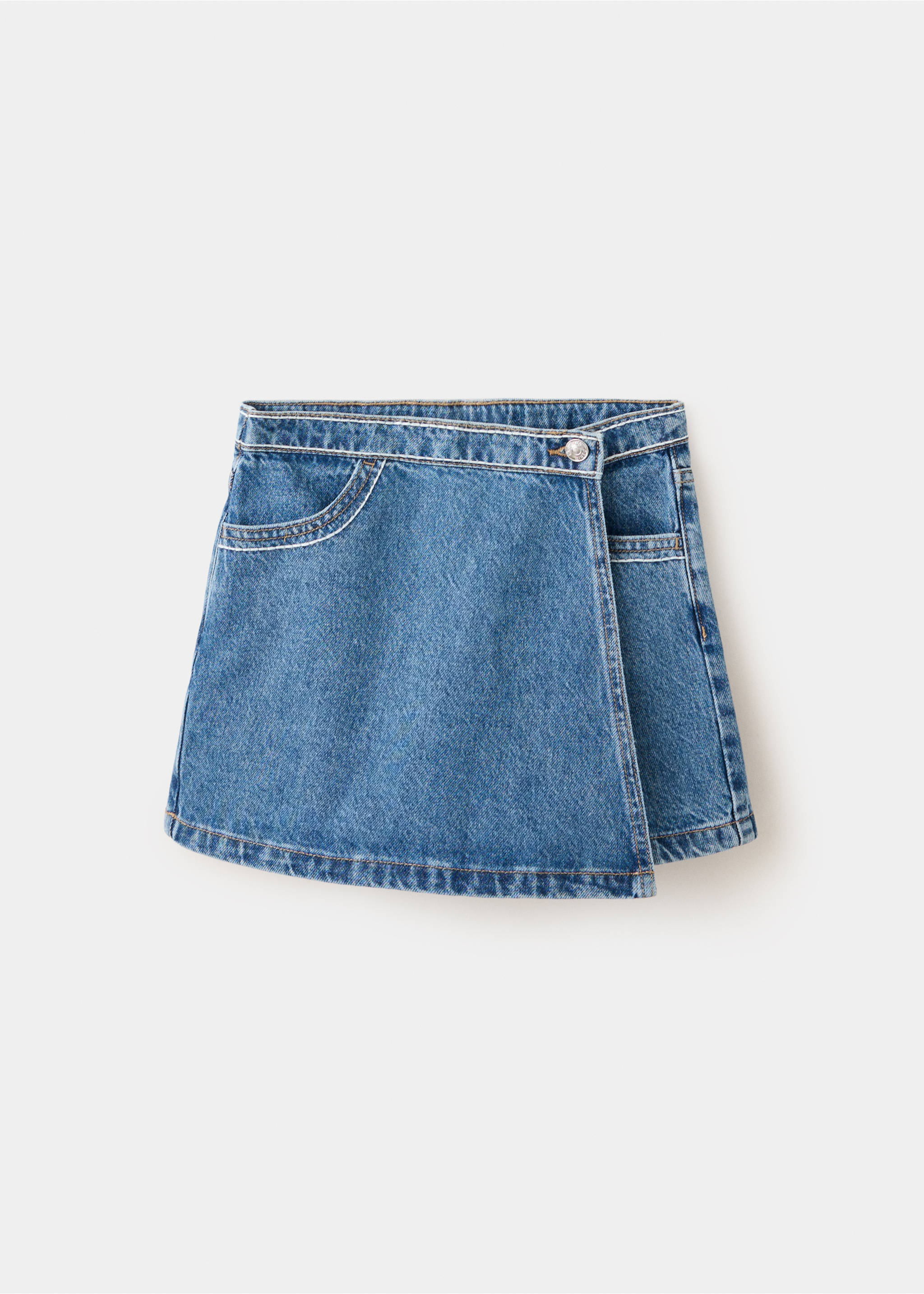 Denim skort - Article without model, Dark Blue. Ref: 37084462-00.