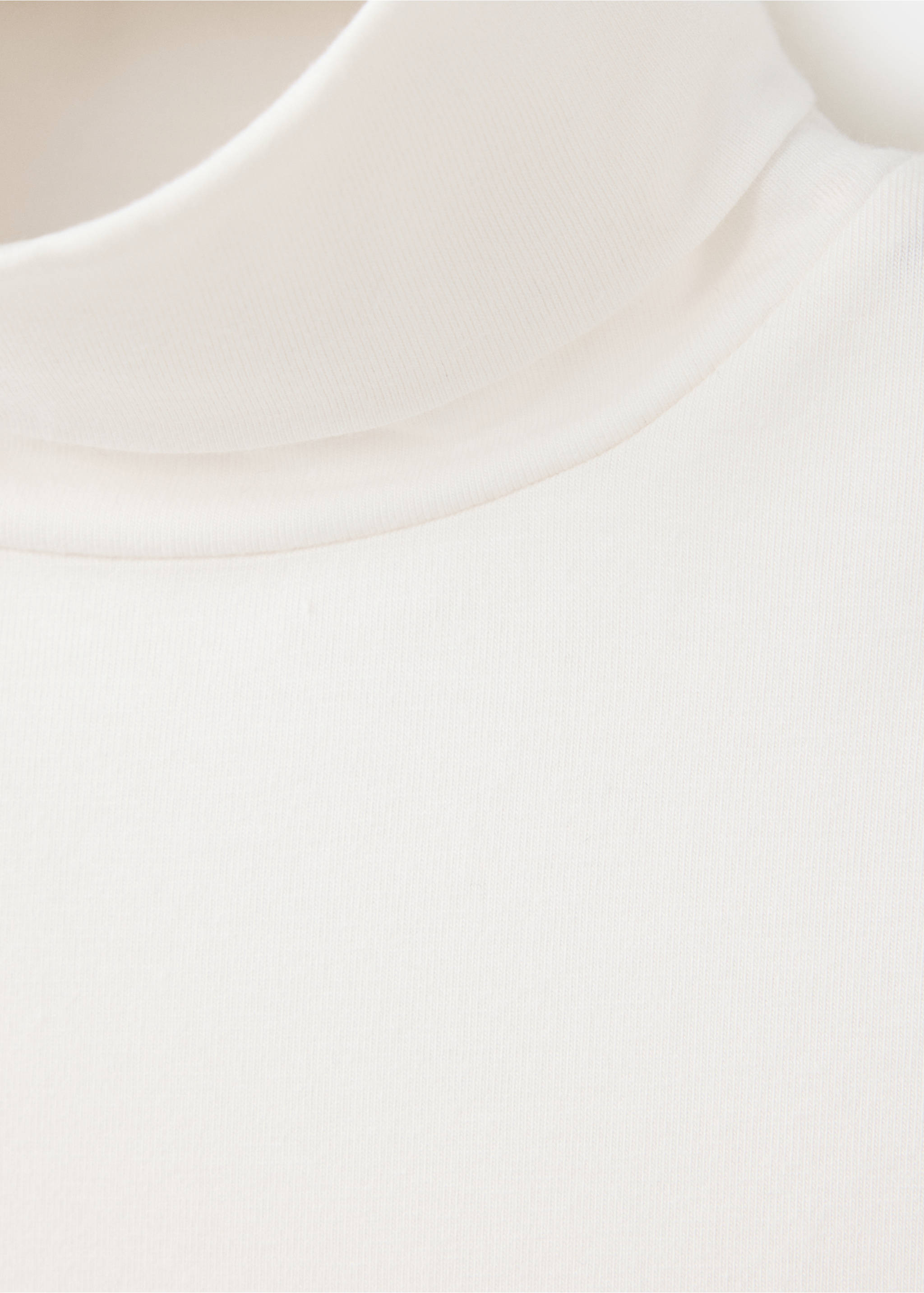 Sleeveless turtleneck top - Details of the article 8, Off White. Ref: 37084465-00.
