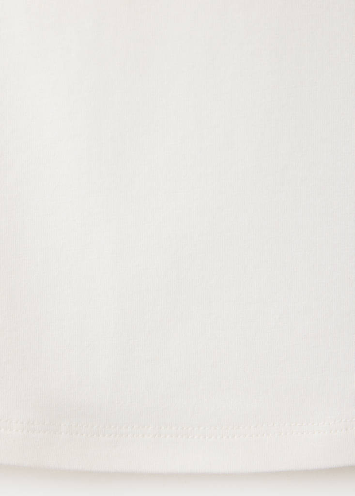 Sleeveless turtleneck top — Off White