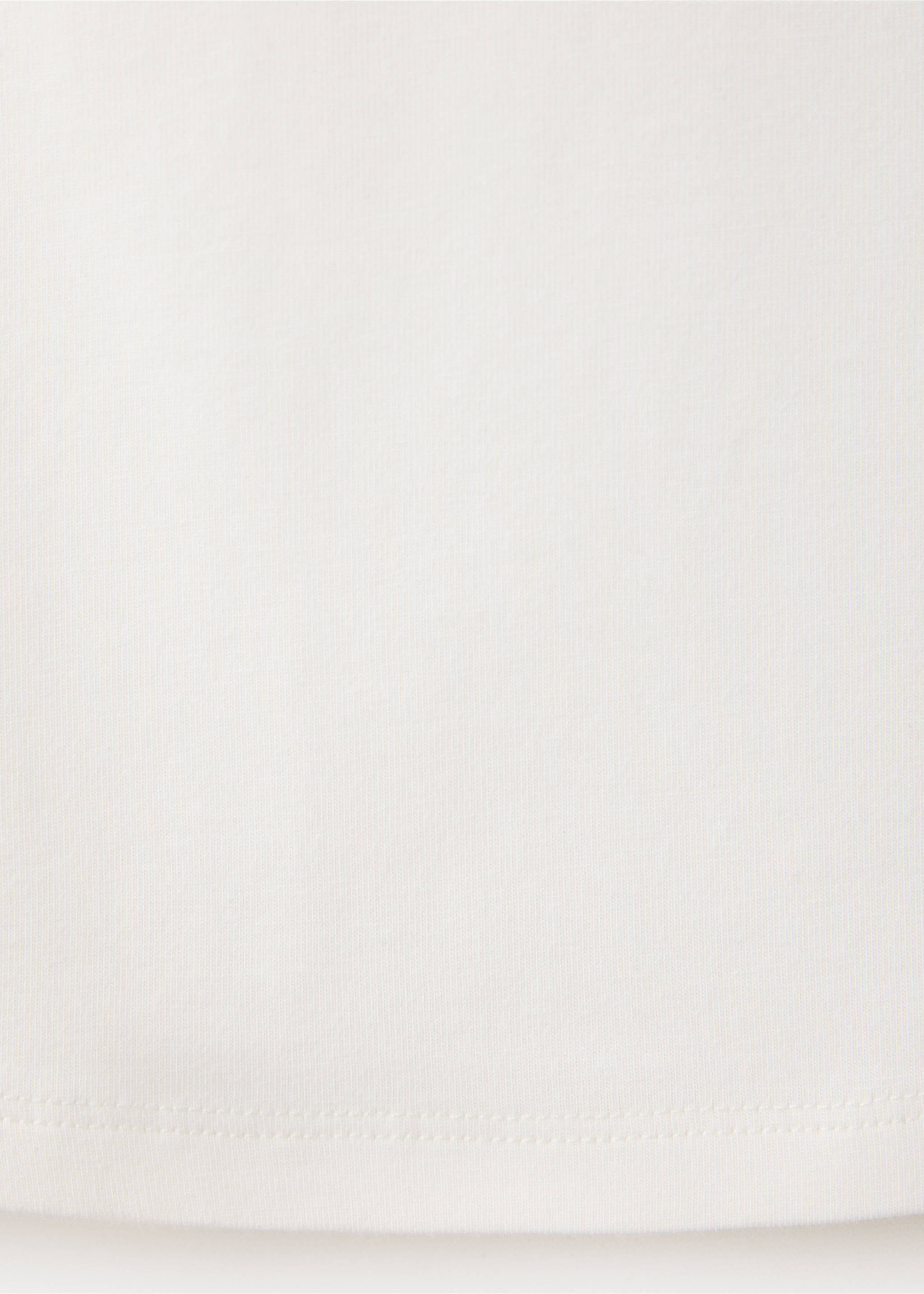 Sleeveless turtleneck top - Details of the article 0, Off White. Ref: 37084465-00.