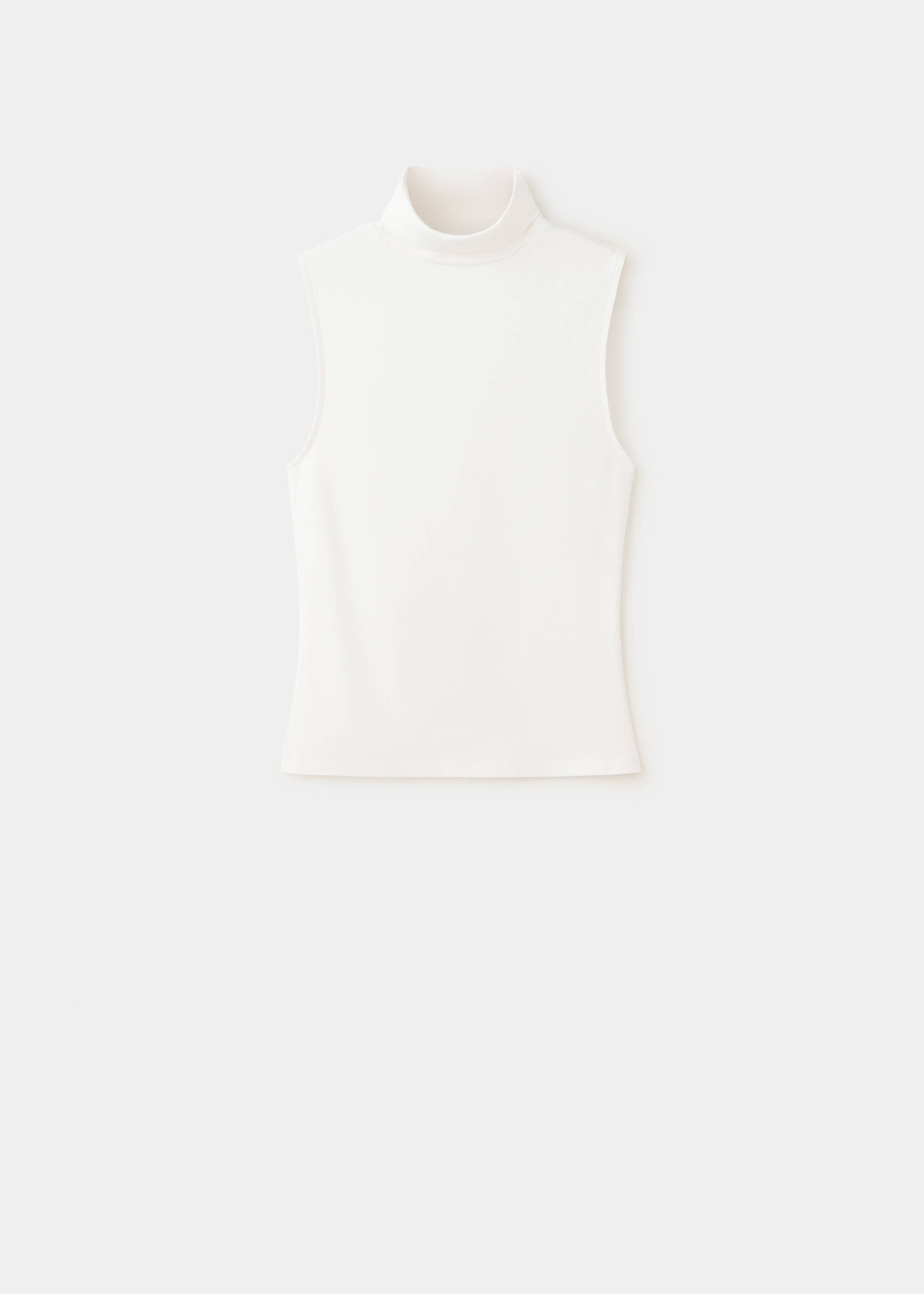 Sleeveless turtleneck top - Article without model