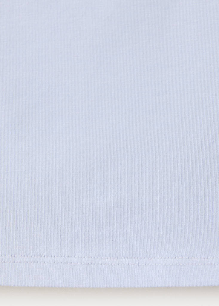 Sleeveless turtleneck top — Sky Blue