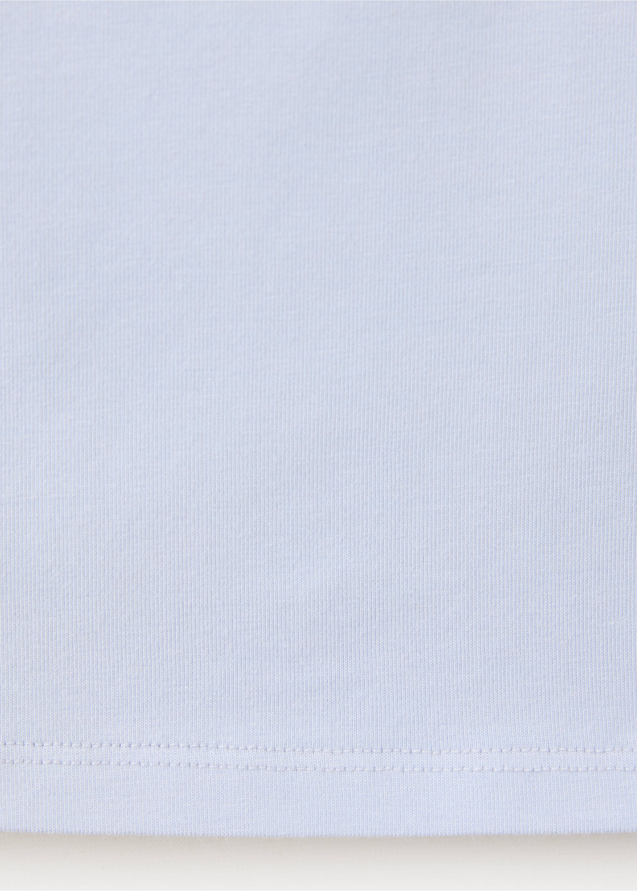 Sleeveless turtleneck top - Details of the article 0, Sky Blue. Ref: 37084465-00.