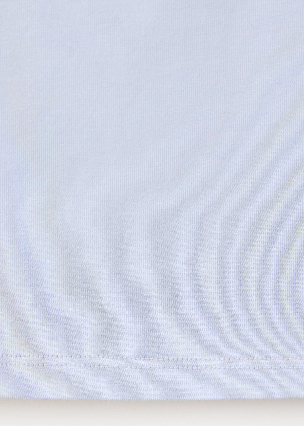 Sleeveless turtleneck top — Sky Blue