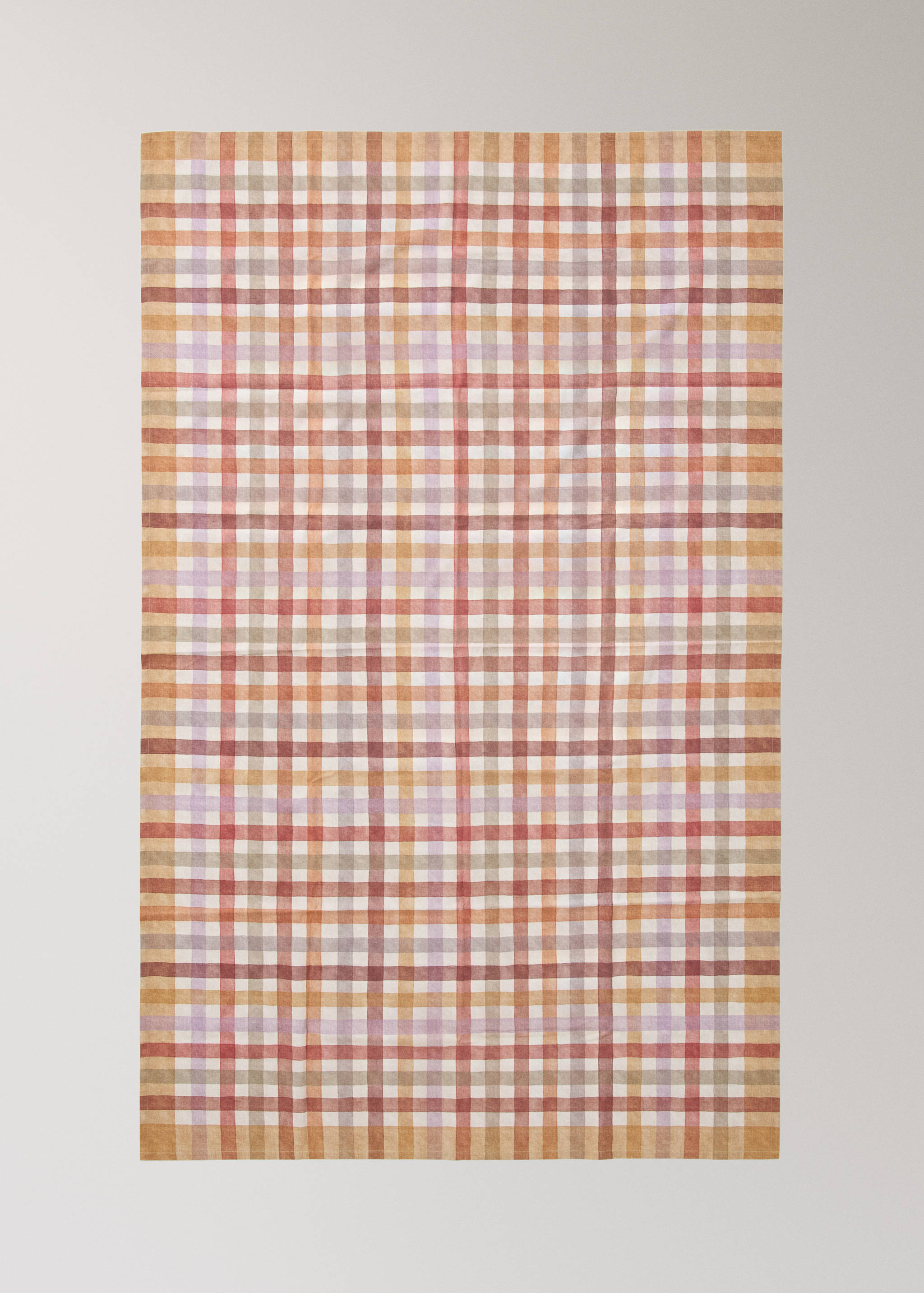 Cotton check tablecloth for 8 to 10 people - Details of the article 3