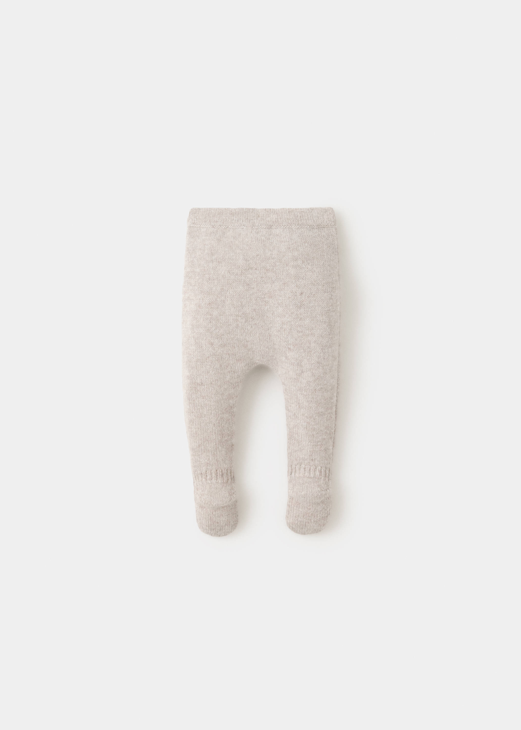 100% cashmere ribbed leggings - Reverse of the article