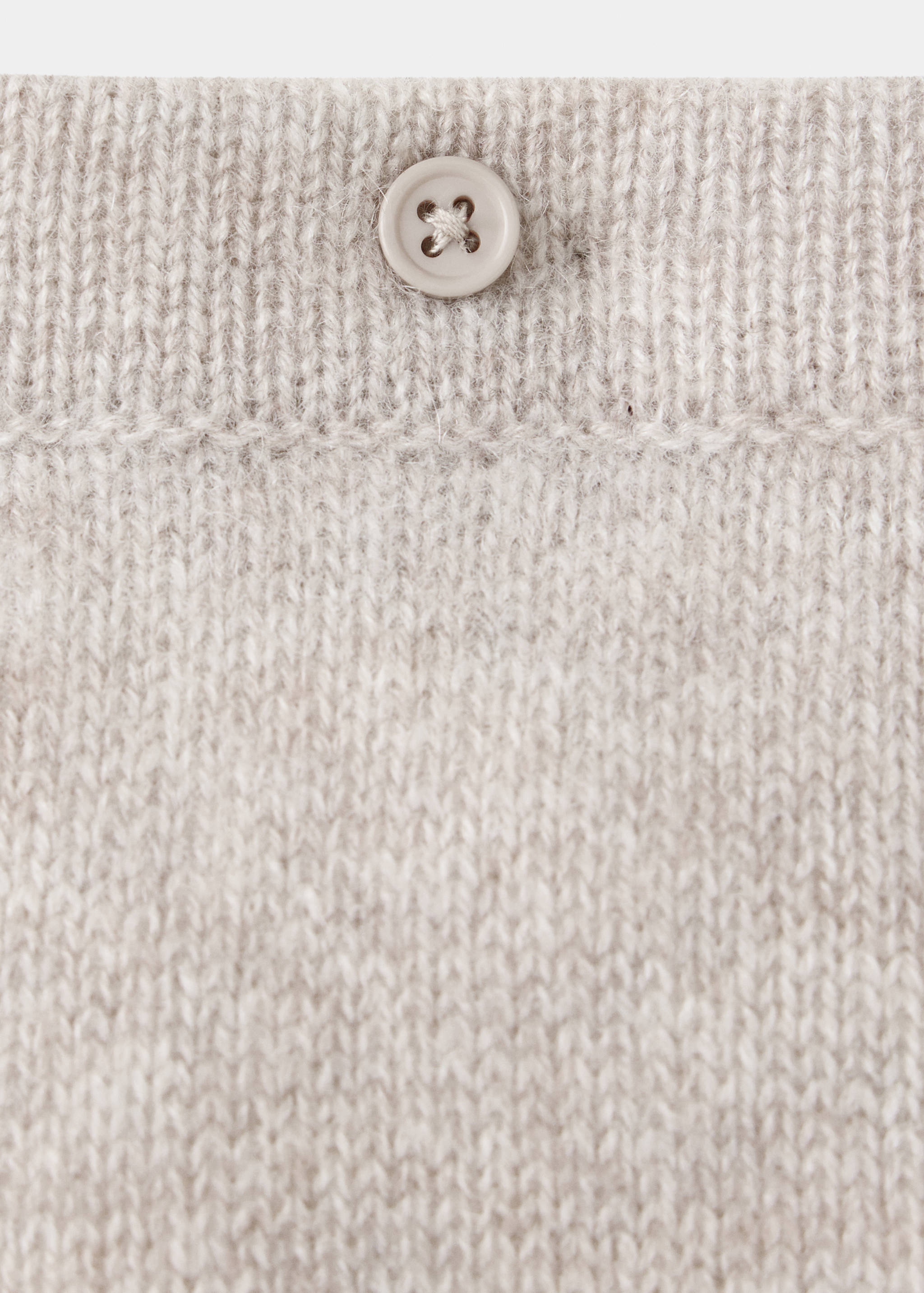 100% cashmere ribbed leggings - Details of the article 8