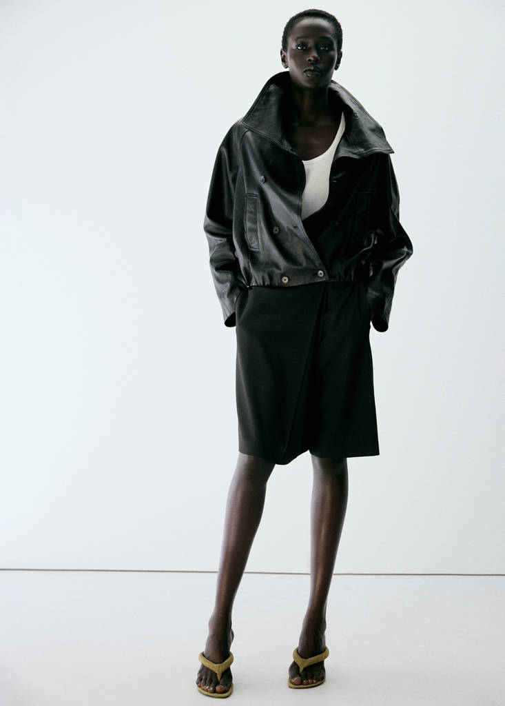 Skirt trousers — Black