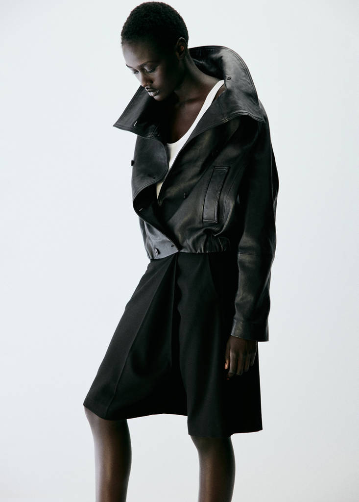 Skirt trousers — Black