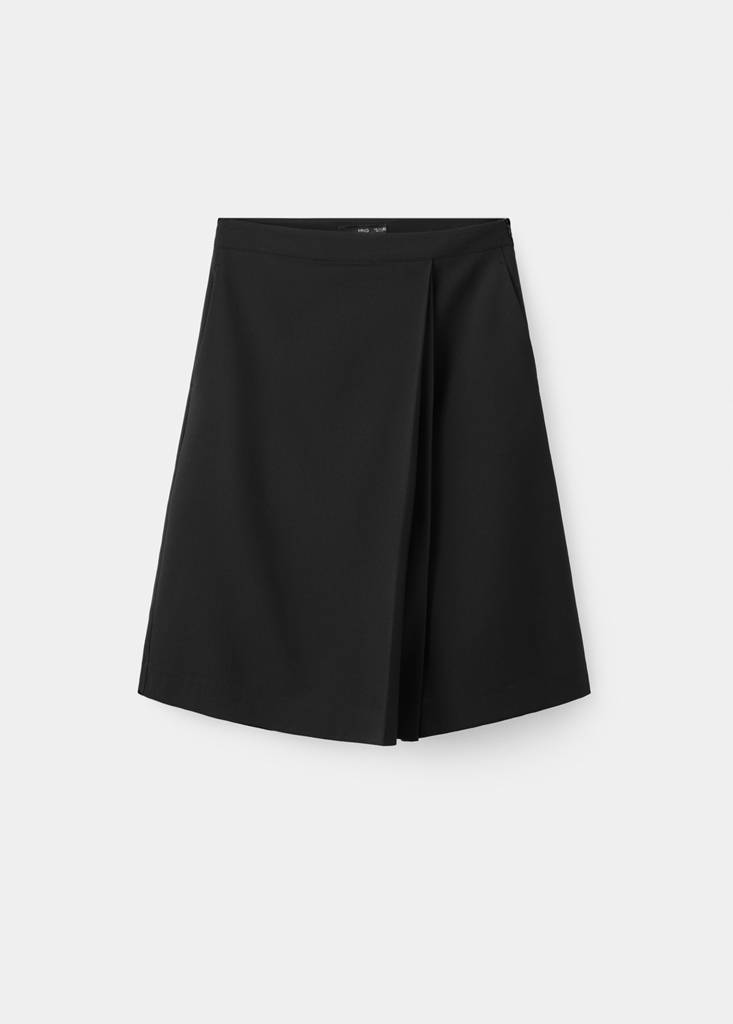 Skirt trousers — Black