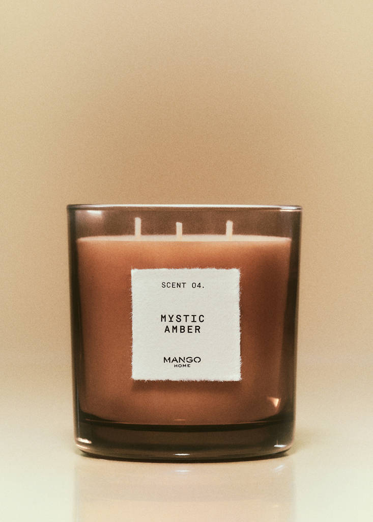 MYSTIC AMBER aromatic candle 500g — Brown