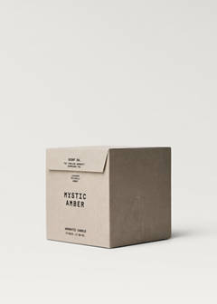 MYSTIC AMBER aromatic candle 500g — Brown 3
