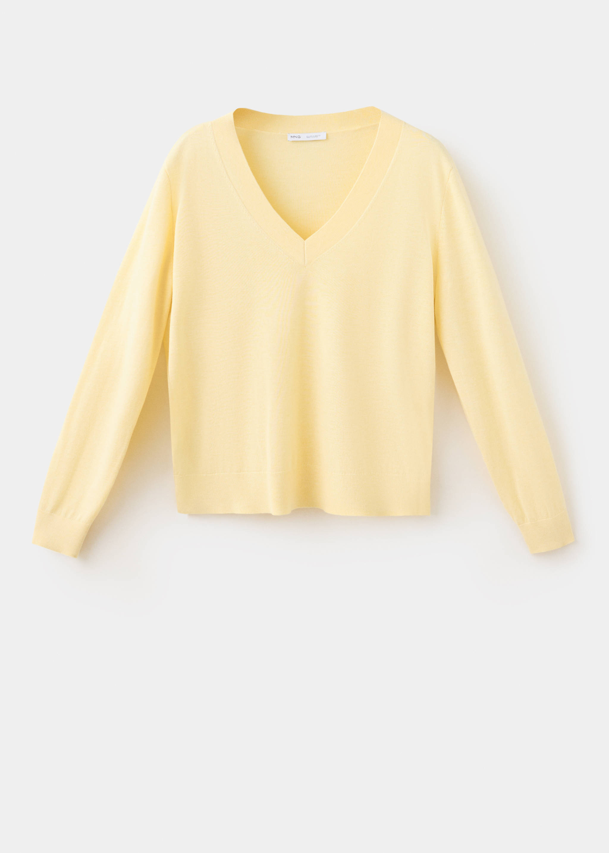 Jersey punto cuello pico - Artículo sin modelo