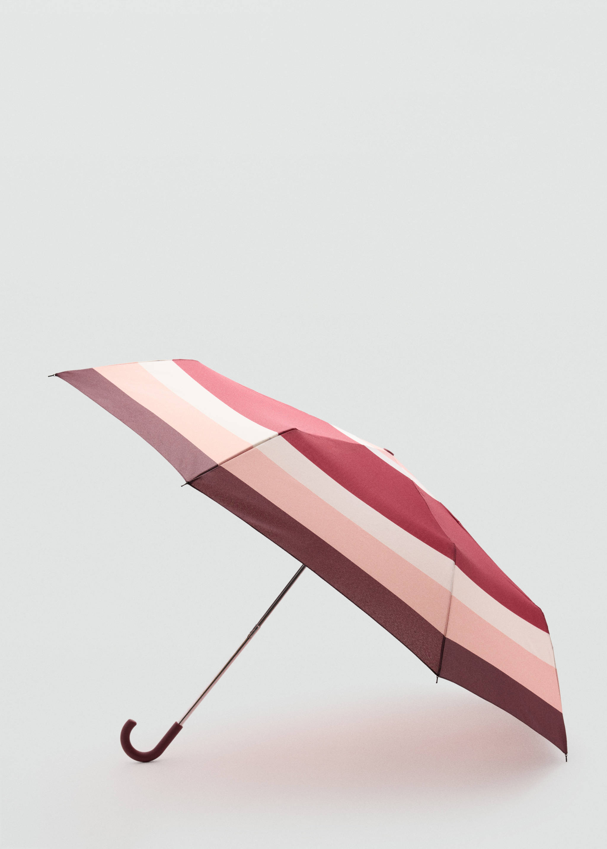 Stripe-printed umbrella - Medium plane