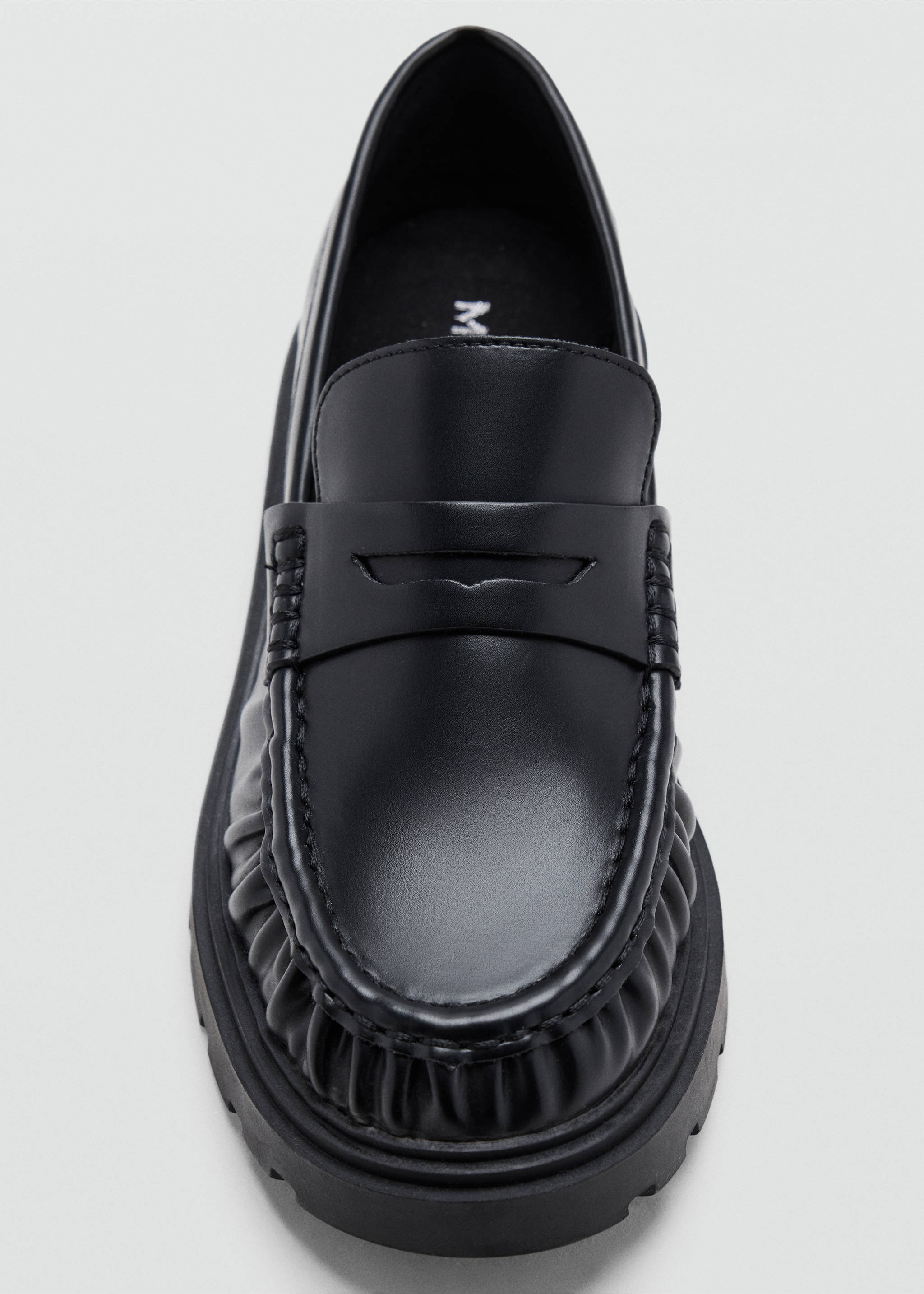 Classic loafers - Details of the article 2, Black. Ref: 37084777-00.