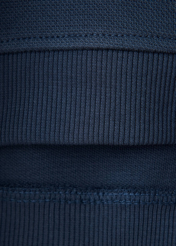 Oversized sweatshirt with pocket — Navy