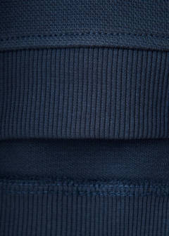Oversized sweatshirt with pocket — Navy 4
